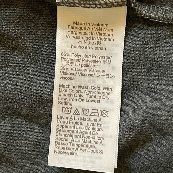 J. Crew Factory Grey Tie-Back Sleeveless Crew Neck Tee Tank - Size XXS - Picture 7 of 8